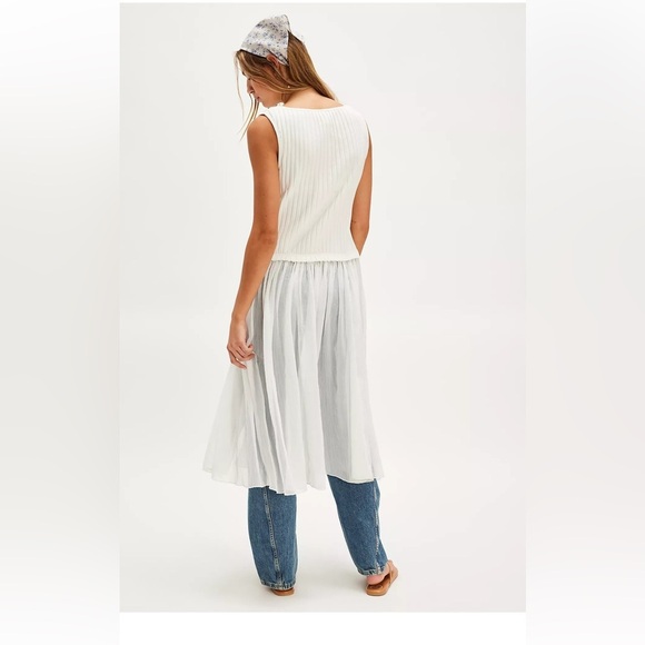 Free people Twice As Nice Maxi Top white flawed - Picture 4 of 8